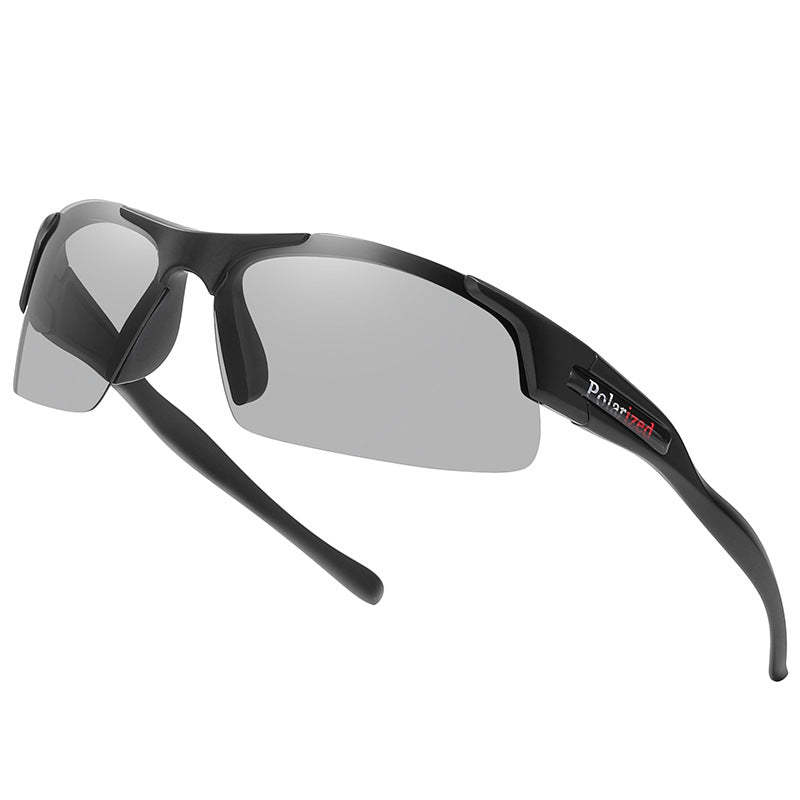 Wholesale Half-frame sports polarized sunglasses